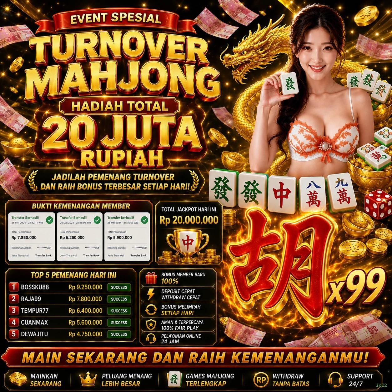 in22 Platform Game Terpercaya untuk Pemain Indonesia